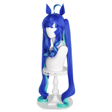 Anime Pretty Derby - Twin Turbo Cosplay Peluca Cabello Sintético Resistente al Calor Carnival Halloween Fiesta